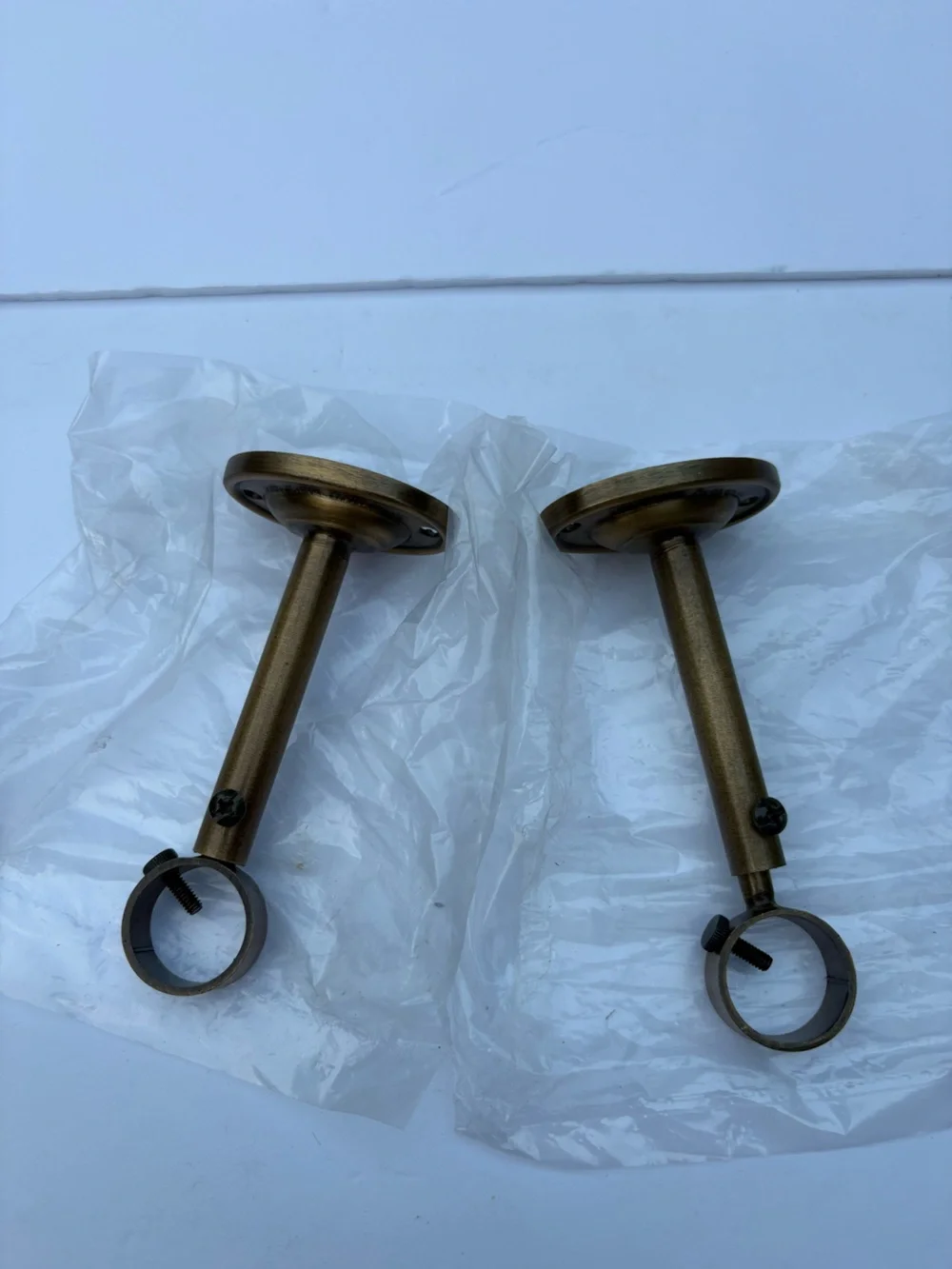 Set of 2 NWOT Anthropologie Smithery Curtain Rod Brackets